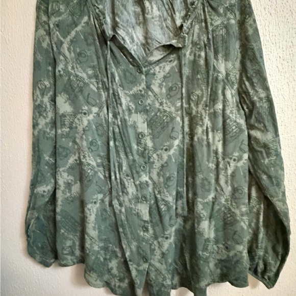 torrid Tops - Torrid BBC Doctor Who Womens Button Up Rayon Shirt